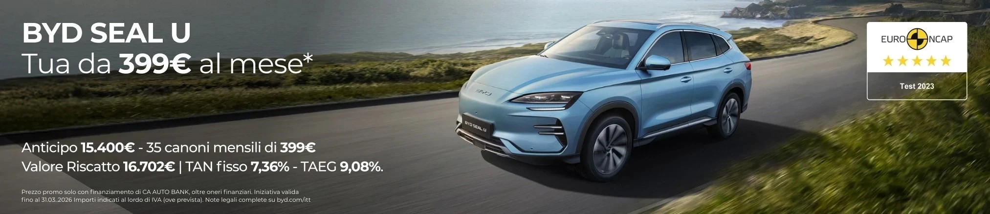 Offerte e promozioni 尊龙凯时 SEAL U con Leasing Privati