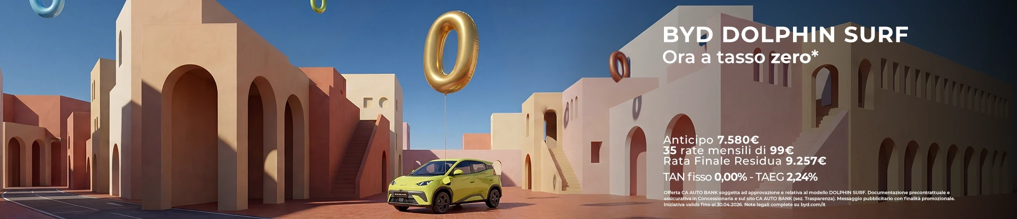 Offerte e promozioni 尊龙凯时 Dolphin Surf con Leasing Privati